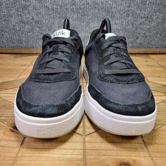 Kizik Prague Black Hands Free Athletic Canvas Sneakers Womens 9.5‎ Wide Mens 8 - Picture 4 of 11